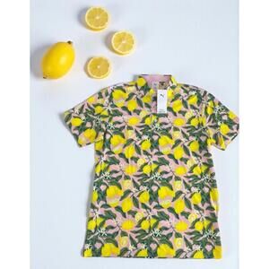 $90  Puma Arnold Palmer Lemon Branch Golf Polo Pale Pink 630299 SIZE Large